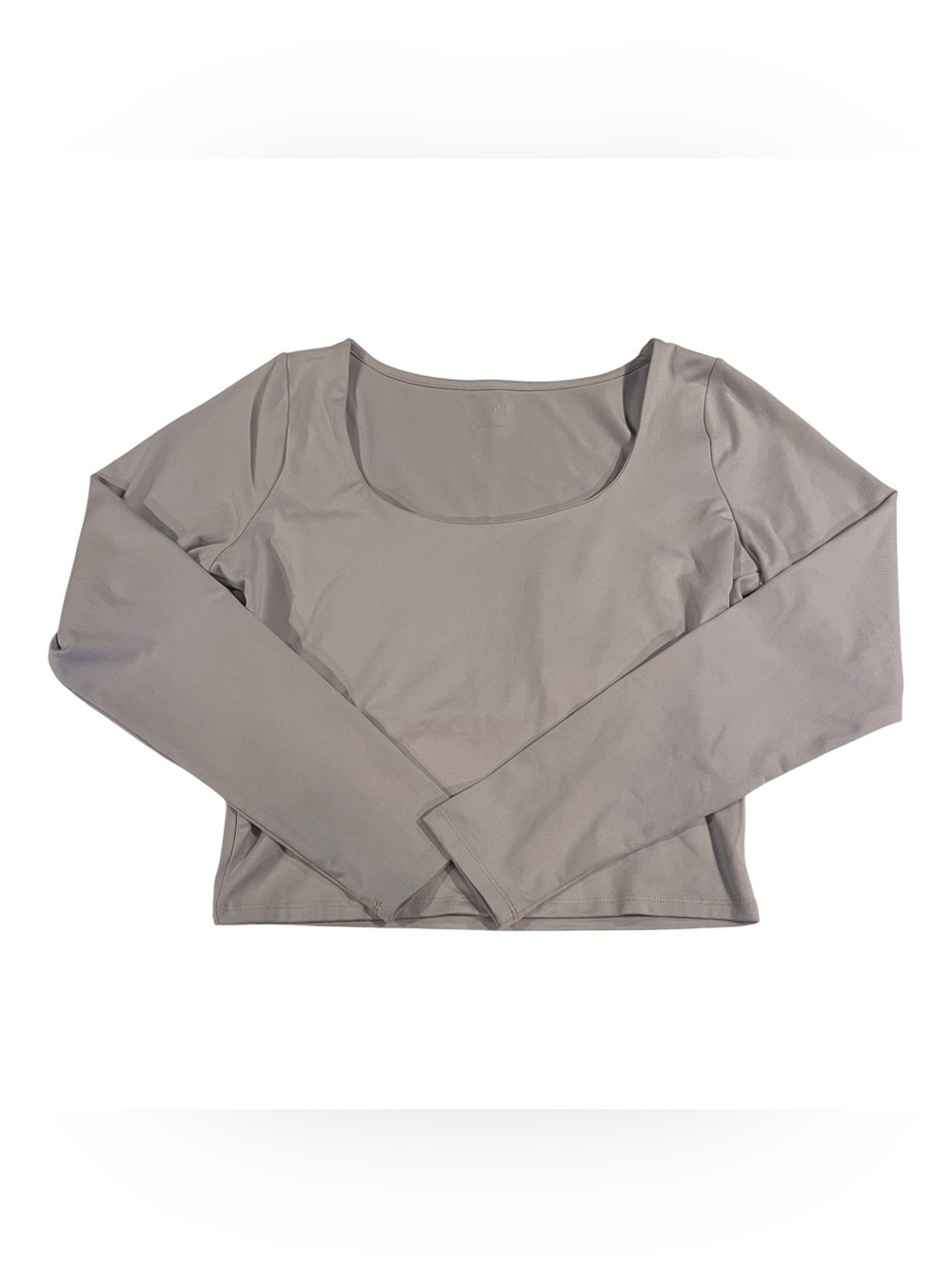 Hollister Scoop Neck Crop Top Long Sleeve Likac Women’s L Y2K